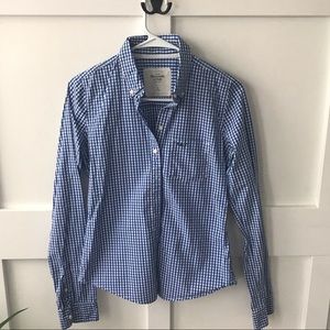 Collared plaid button up